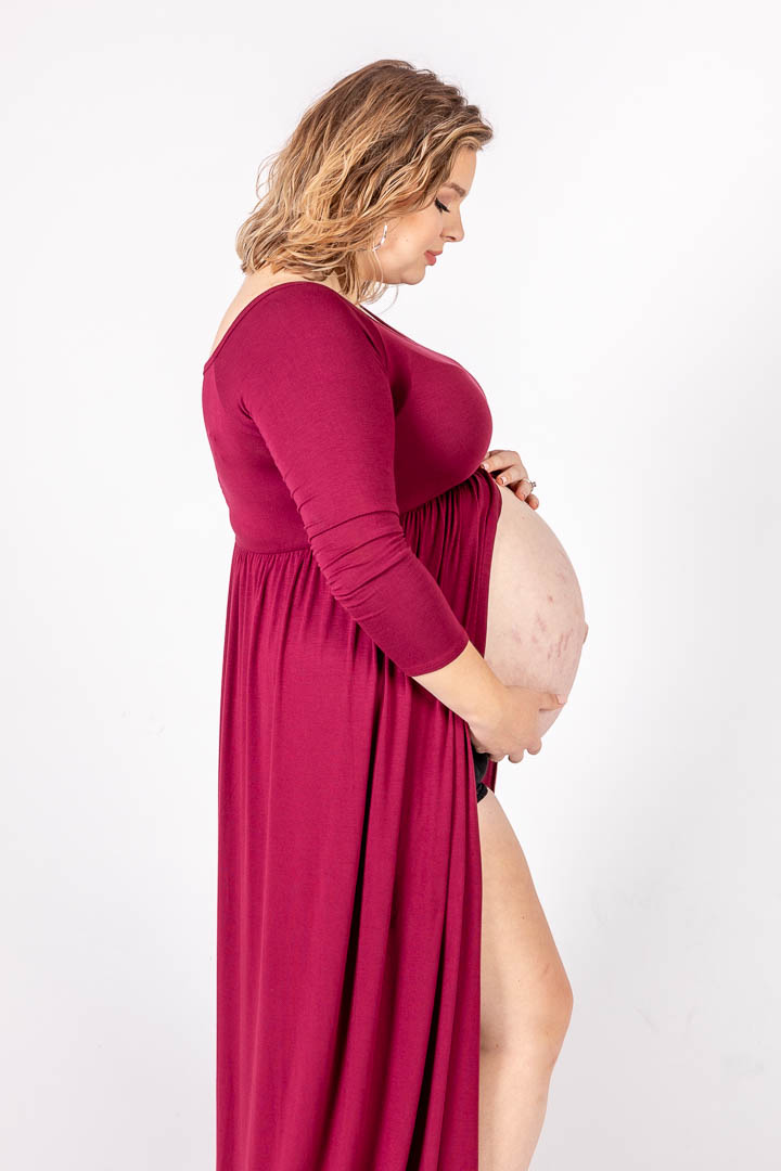 EsteemBoudoir-Atlanta-Phoenix-Boudoir-Photographer-maternity-red dress-baby bump